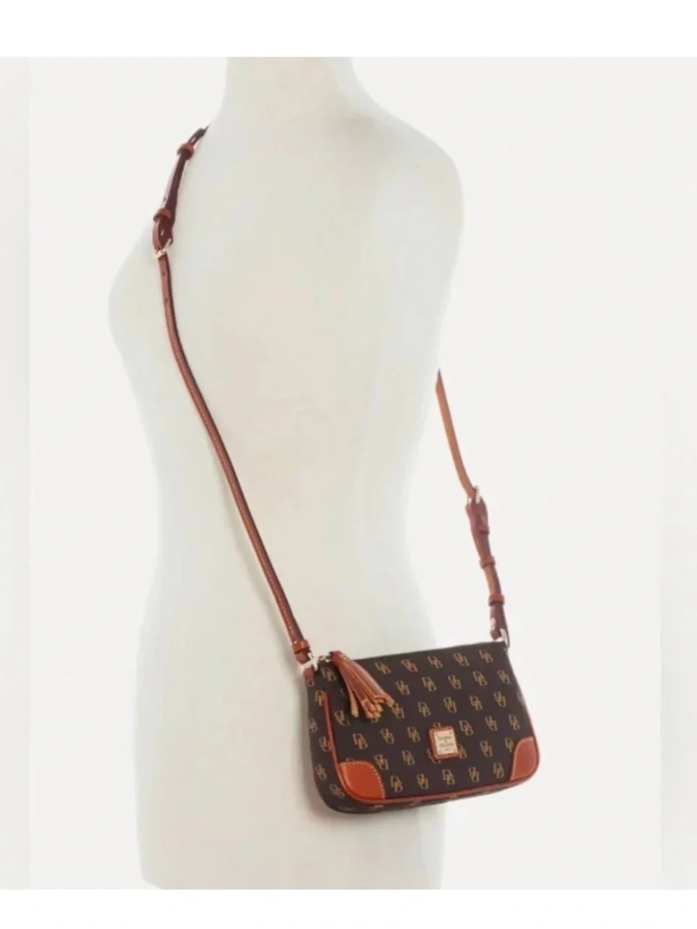 Dooney & Bourke Gretta Slim Crossbody Brown T’moro